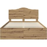  Konstrukcija postelje Oreh 150 x 200 cm Masivno borovo les, (5000102276) | Shoptok.si