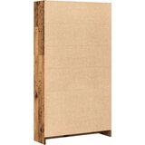  Regal za knjige boja starog drva 80x24x143 cm drveni | shoptok.hr