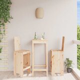  Barski stolci 2 kom 40 x 42 x 120 cm od masivne borovine | shoptok.hr