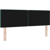 vidaXL Naslon za glavu s kristalnim gumbom tamnozelena 160 cm baršun | shoptok.hr