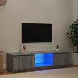TV ormarić s LED svjetlima boja hrasta sonome 140x40x36 cm | shoptok.hr