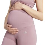 Adidas YGA MAT 78 Ženske tajice za trudnice, ljubičasta, veličina | shoptok.hr