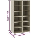  Stalak za cipele boja hrasta 54x34x100,5 cm konstruirano drvo | Eponuda.ba