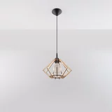 Nice Lamps Viseća svjetiljka u prirodnoj boji s drvenim sjenilom ø 27,5 cm Toranja –