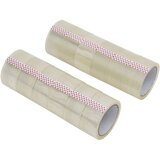 vidaXL Pakirni trak 12 kosov prozoren 48 mm x 66 m | Shoptok.si