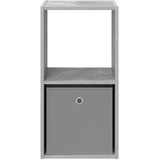  Noćni ormarić s ladicama 2 pcs Betonski sivi 35 x 32 x 68,5 cm | Eponuda.com