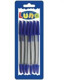 Luna Luna: 6-delni komplet kemičnih svinčnikov z modrim črnilom | Shoptok.si