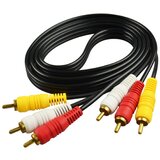 Fast_Asia Činč-činč kabl 3xRCA - 3xRCA 1.5m crni
