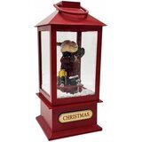 Molarem Home Božićni LED ukras - sob s osvjetljenjem, glazbom i snijegom, 9 x 9 x 23 cm Slike