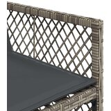 vidaXL 13-dijelni vrtni blagovaonski set s jastucima poliratan sivi | shoptok.hr