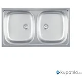 Sudoper dvodjelni Luna Metalac