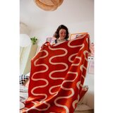 noo.ma Narančasta deka 150x200 cm Swirl – | shoptok.hr