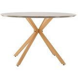 Venture Home Piazza okrugli blagovaonski stol ⌀120 cm, sivi Slike
