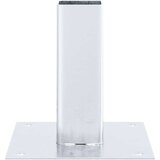  Postolja za stupove kvadratna 12 kom 46x46 mm pocinčani čelik | shoptok.hr