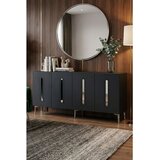Hanah home komoda Rany 180, 180 cm, antracit / srebrna | Eponuda.com