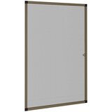 vidaXL Komarnik za okna rjav 80x120 cm | Shoptok.si