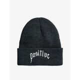 Koton Basic Knitted Beret with Slogan Embroidered Fold Detail Cene