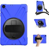 NIKCORP Ovitek za Samsung Galaxy Tab A 8.0, trislojni, zaščitni, s stojalom, ročajem in naramnim pasom, moder, odporen na udarce, (5000139074) | Shoptok.si