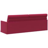 SOFA za 3 osobe Vinska crvena 220 x 81 x 82 cm Bar&amp;scaron;un Slike