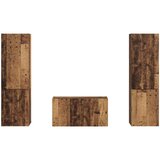 3 Komplet TV omaric 5 pcs Star les Konstruiran les, (5000132593) | Shoptok.si