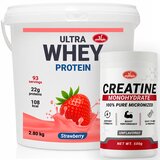 Olympic Ultra Whey Protein Jagoda 2.8kg + Creatine Monohydrate 500g | Eponuda.com