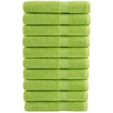 vidaXL Premium brisače SOLUND 10 kosov zelena 100x200 cm 600 gsm | Shoptok.si