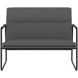  Klupa tamnosiva 100 x 64 x 80 cm od tkanine | shoptok.hr