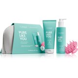 ICONIQUE Professional PURE LIKE YOU Set Shampoo 250 ml Scrub 200 ml BrushArt Massage Brush darilni set za lase in lasišče Cene