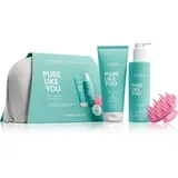 PURE LIKE YOU Set Shampoo 250 ml Scrub 200 ml BrushArt Massage Brush poklon set za kosu i vlasište