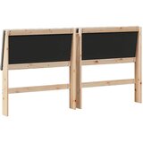  Tapecirani uzglavlje Sivo-smeđa 180 cm Čvrsto borovo drvo | shoptok.hr