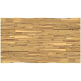  140 x 80 x 75 cm Čvrsto drvo akacije Bijela i crna Pravokutni | shoptok.hr