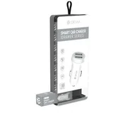 Auto adapter IDRAWER Dual USB 3.1A bela