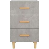 vidaXL Nočna omarica betonsko siva 40x40x66 cm konstruiran les | Shoptok.si