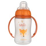 Canpol babies flasica/solja sa kljunom i ruckama 56/512 "happy animals - 320ml orange ( 56/512_ora ) Cene