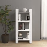 vidaXL knjižna omara/pregrada bela 60x35x125 cm trden les Cene