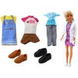  Lutka za igru Anlily 4u1 - Doktorica, Frizerka, Kuharica, Životinje | Shoptok.si