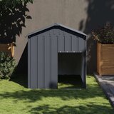  Kućica za pse s krovom antracit 117x153x123 cm pocinčani čelik | shoptok.hr