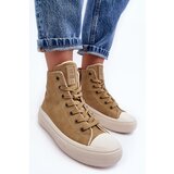 Big Star Women's Zip-Up Insulated Sneakers Camel Big Star | shoptok.hr
