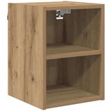 vidaXL Viseča omarica s polico Riga Umetni hrast 30 x 29,5 x 40 cm | Shoptok.si
