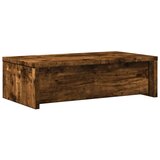  Stalak za monitor s ladicama boja hrasta 50 x 27 x 15 cm drveni | shoptok.hr