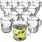 KADAX Kozarci za čaj in kavo, komplet 12 kozarcev z ročajem, 230 ml, (5000351659) | Shoptok.si