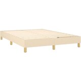  Box spring s madracem LED krem 140x200 cm od tkanine | shoptok.hr