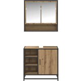  Set namještaja za kupaonicu s ladicama 2 pcs Umjetnički hrast | shoptok.hr