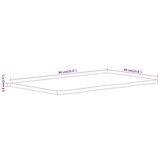  Kopalniški pult 90x60x3,8 cm pravokoten trden akacijev les | Shoptok.si