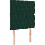  Krevet box spring s madracem LED tamnozeleni 90x190 cm baršun | shoptok.hr