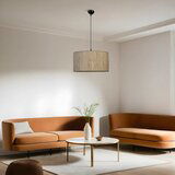 Opviq bambu 09 abajurlu tekli Sarkıt avize oakblack chandelier Cene
