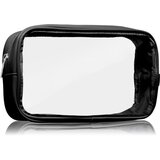 Notino Travel Collection Cosmetic bag prozorna kozmetična torbica M Black 24x12,5x5 cm 1 kos | Shoptok.si