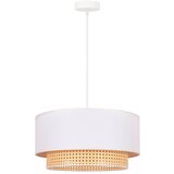  Duolla - Luster na sajli BOHO 1xE27/15W/230V prečnik 45 cm krem/ratan | Eponuda.com