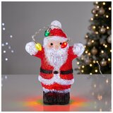  LED spoljašnja božićna dekoracija 20xLED/2xAA 21 cm IP44 santa u