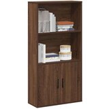 vidaXL Knjižna omara rjavi hrast 60x24x120 cm inženirski les | Shoptok.si